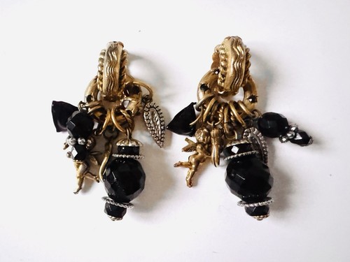 Boucles oreilles oversize à - boucles,