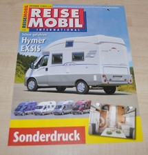 Hymer Exsis Test Reisemobile MotorHomes Brochure Prospekt