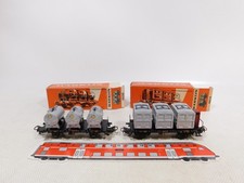 Märklin H0 AC 2x Wagon Transport de Containers DB 4520 Bayer 4614 Haus Sg + Box