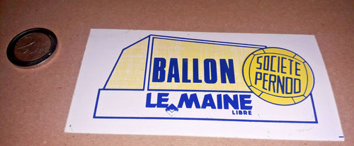 Vintage football sticker