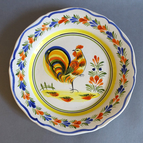Henriot quimper assiette - quimper,