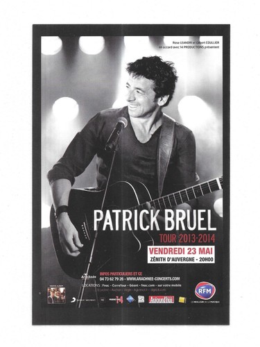 Flyer patrick bruel en - flyer,