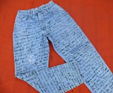 woman jeans pants painted