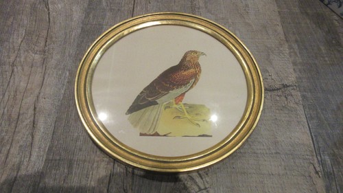 Cadre rond bois doré - cadre, avec