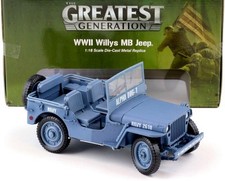 WILLY`s MB Jeep - WWII - US Navy  - Military - Auto World 1:18