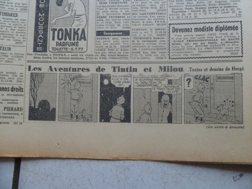 Tintin journal soir num - tintin,
