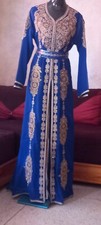 RB017  blue moroccan kaftan