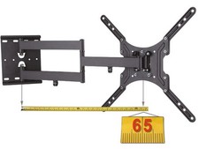 Support TV mural orientable et inclinable LCD Plasma LED 3D 16"-65" 41-165 cm