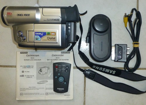 Caméscope samsung hi8 video - hi8, 8