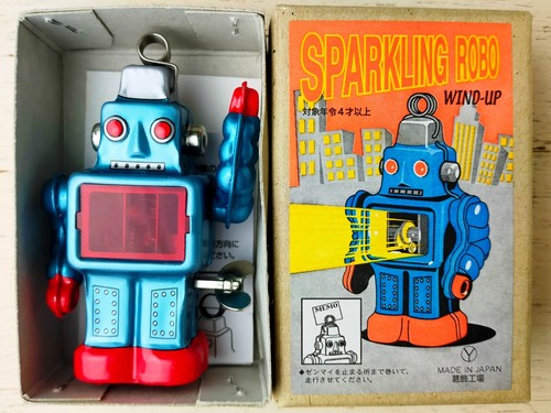 Jouet ancien étain - en, robot