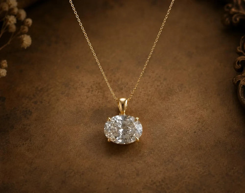 Pendentif moissanite coupe - moissanite,