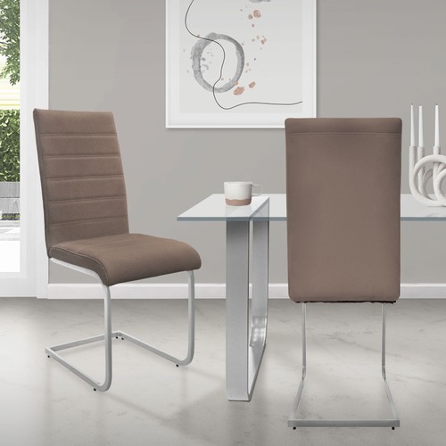Lot chaises pied luge - de,