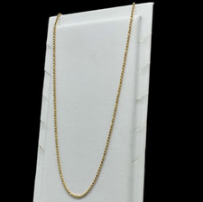 Collier Homme Femme or Jaune