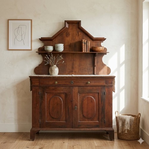 Buffet ancien noyer - noyer, tiroirs