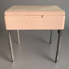 Stool and storage pink 70’s Elba for Carrara and Marta Torino Italy