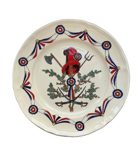 Assiette faïencerie des - faïencerie,