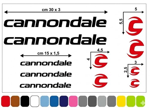 Kit autocollants cannondale - d'autocollants,