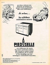 ADVERTISEMENT ADVERTISING 015 1956 PIEDELLE the mixed cooker