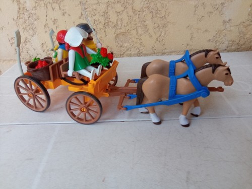 Playmobil vintage charrette - playmobil,