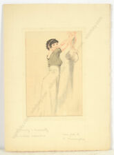 Armand Rassenfosse (1862-1934) "Four-pages prospectus for a novel", two etchings