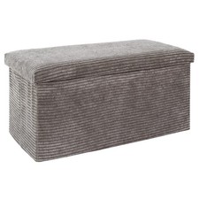Banc Coffre Pliable Côtelé