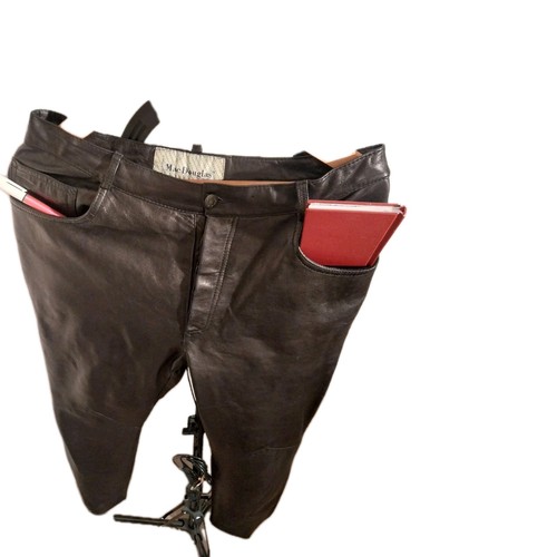 Pantalon cuir marque mac - cuir,