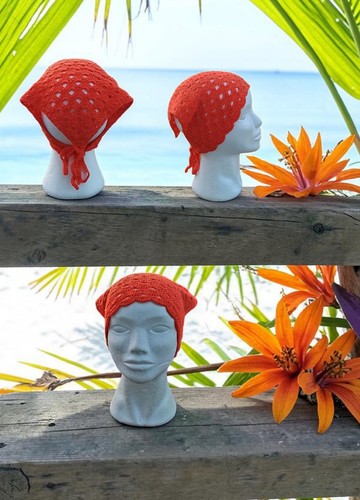Bandana orange coton