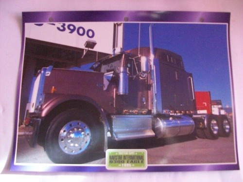 Carte fiche camion tracteur - carte,