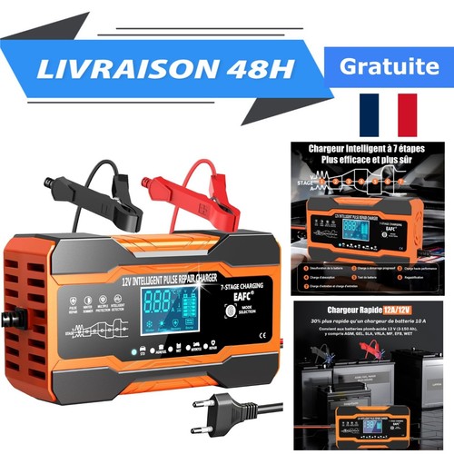 Chargeur batterie voiture 12v - chargeur,