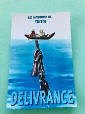CARTE POSTALE 15X10 TINTIN