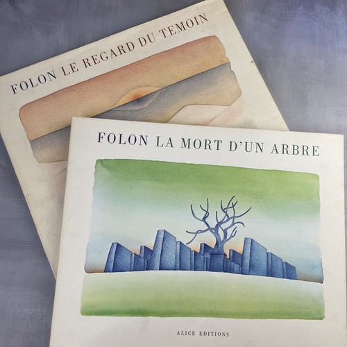 Recueil aquarelles folon - recueil,