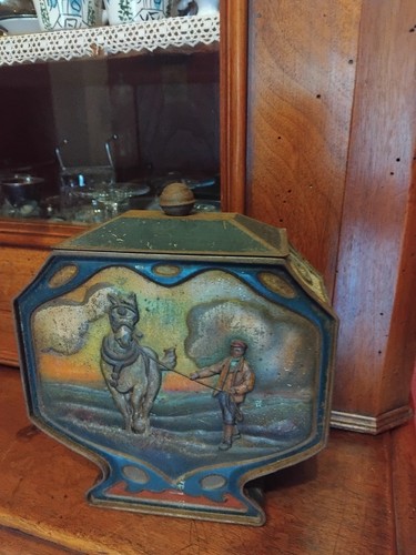 Rare ancienne boite - ancienne, tôle