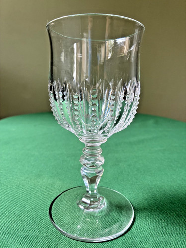 Ancien verre eau cristal - ancien, à