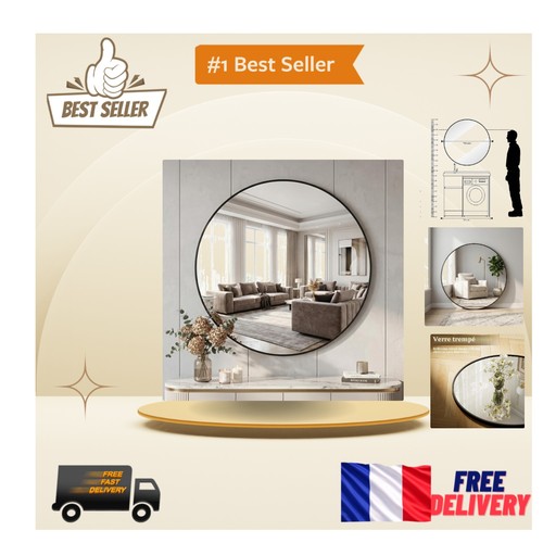 Miroir mural rond - mural,