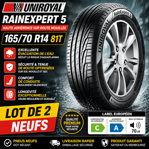 Lot pneus 165 - lot, 165/70