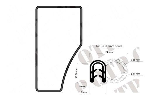 Caoutchouc porte pour - porte,