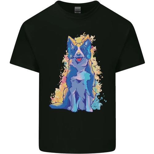 Coloré border collie chien - coloré,