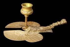 Bougeoir à Crane  En Forme D'heron, Chandelier XIX 