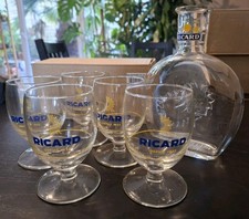 Carafe + 5 verres Ricard