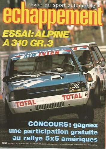 Echappement 118 alpine a310 - n°118,