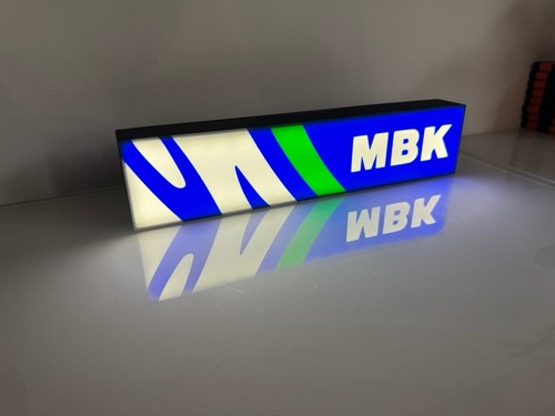 Logo mbk lumineux couleur - lumineux, au
