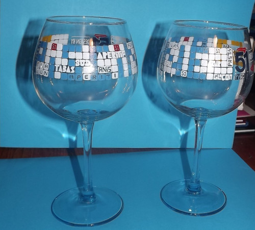 Beaux verres pied pastis - ,