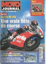 MOTO JOURNAL N°1155 TRIUMPH 900 ET 1200 / APRILIA RS 250 / YAM 660 XTZ / NR5 UFO