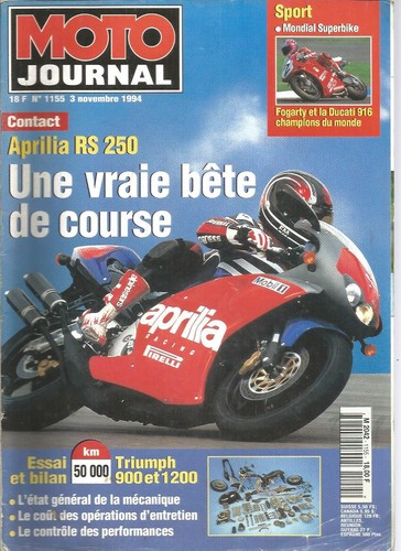 Moto journal 1155 triumph - n°1155,