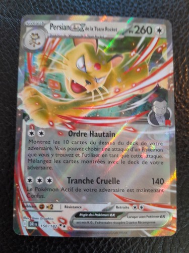 Carte pokémon persian - carte,