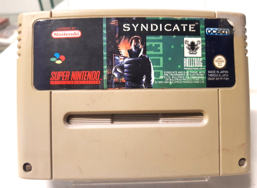 Syndicate super nintendo - syndicate,