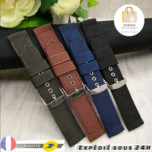 Bracelet montre tissu - montre, toile
