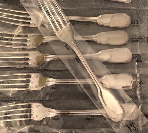 Christofle dessert forks - 12,