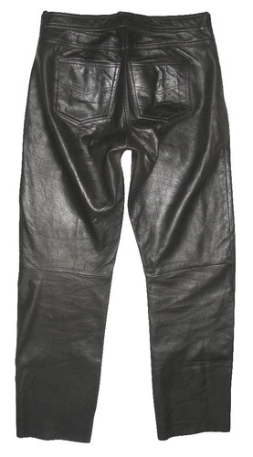 Pantalon cuir pour homme en - cuir,