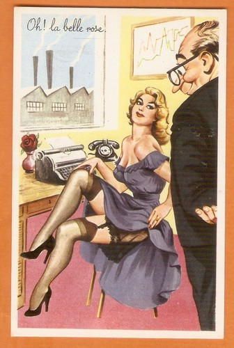 Carriere carte postale dessin - postale,